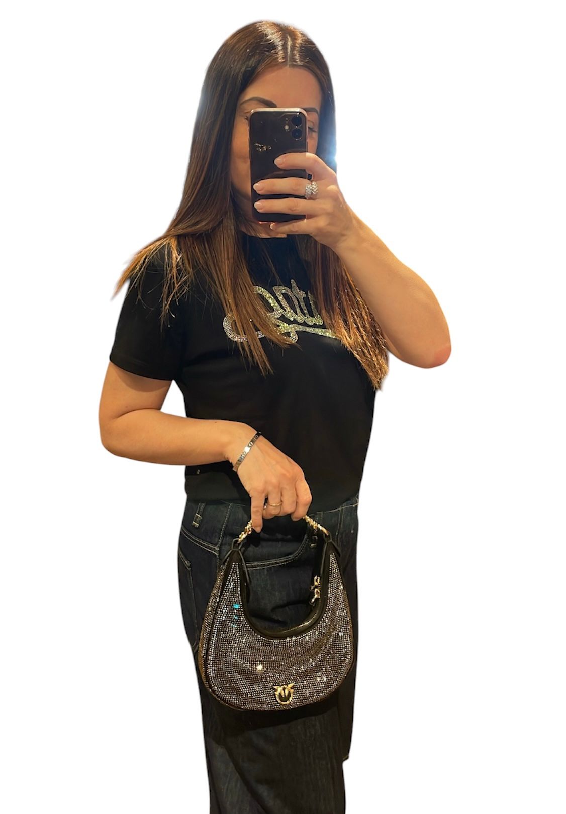 Pinko Mini Brioche Hobo