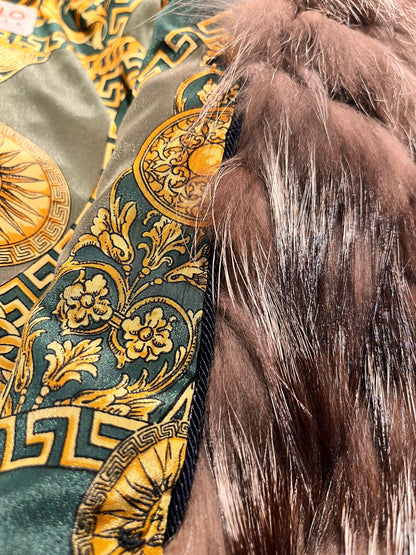 Pelliccia in volpe argentata