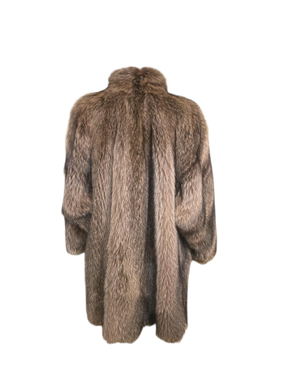 Pelliccia in marmotta canadese