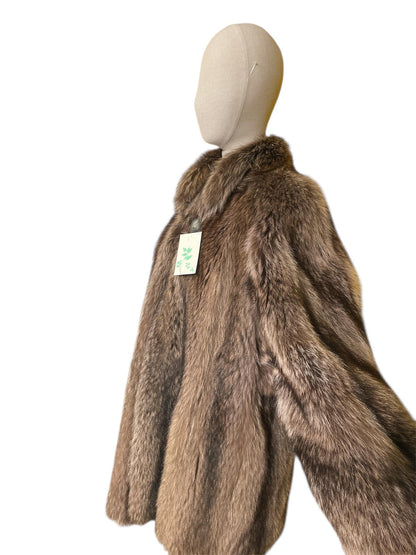 Pelliccia in marmotta canadese