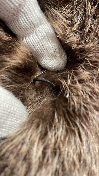 Pelliccia in marmotta canadese