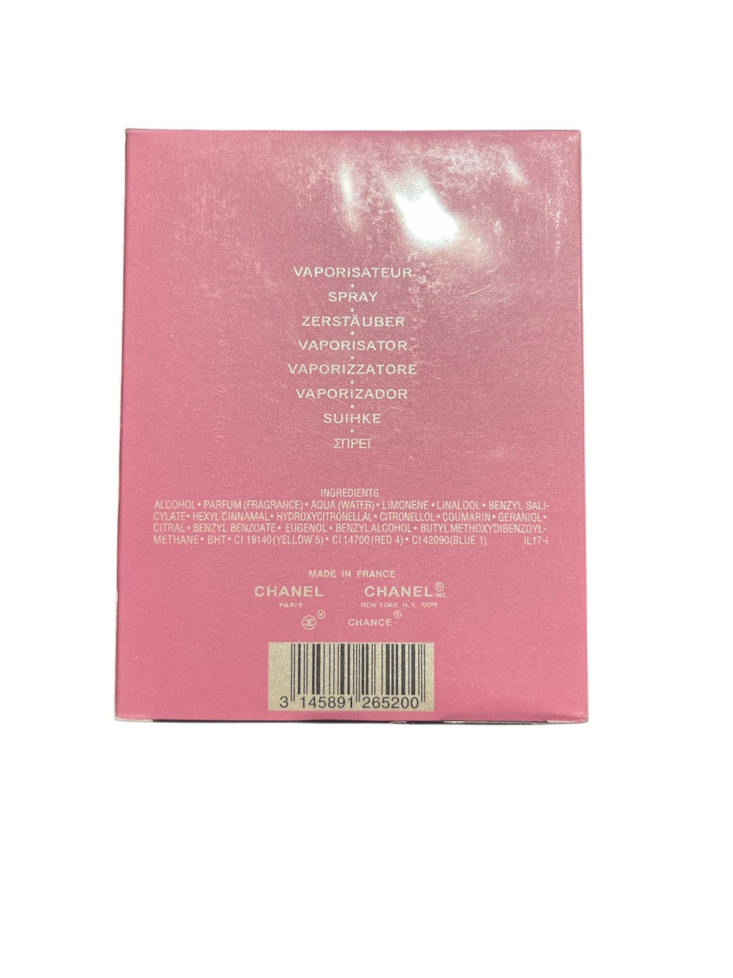 Profumo Chanel Chance